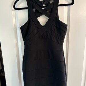 Elegant Black Sleeveless Dress